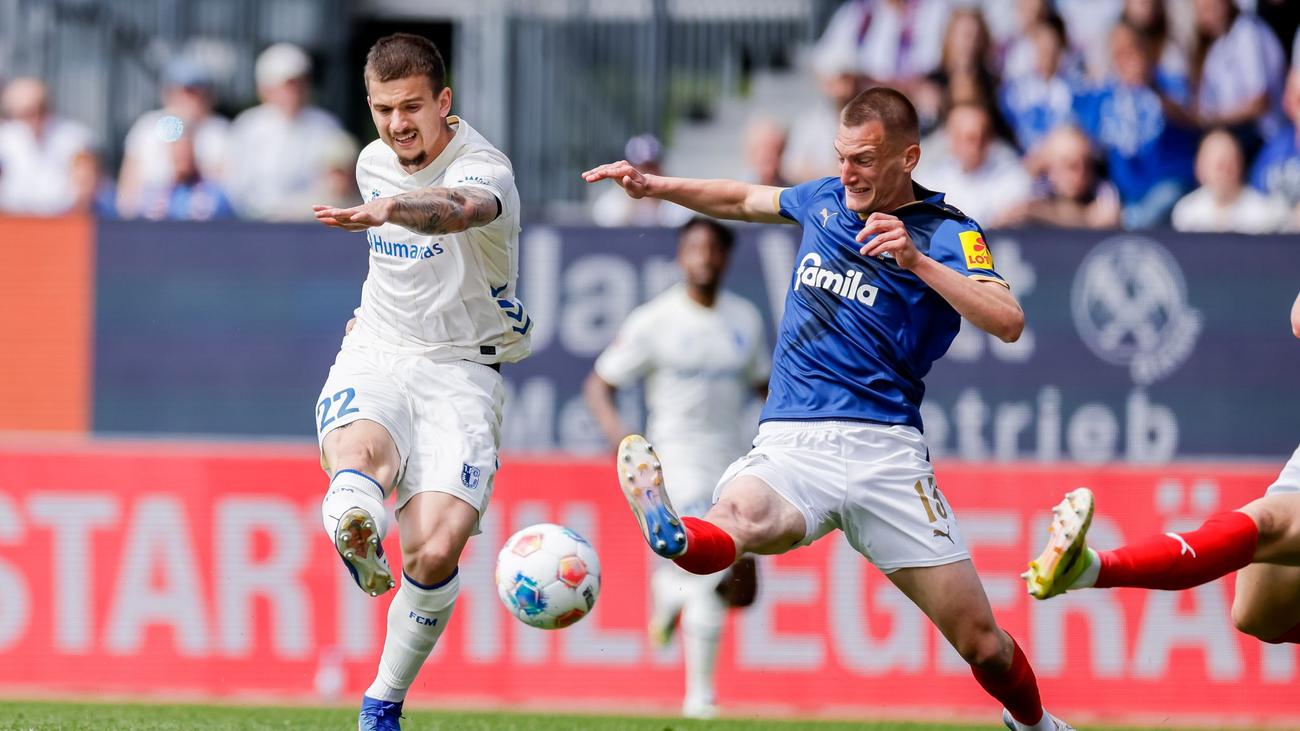Fußball: Drei Treffer nach Ecken: Magdeburg gewinnt in Kiel