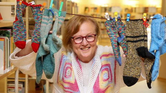 Weltrekordversuch: «Tag der verlorenen Socke» - In Magdeburg wird gestrickt