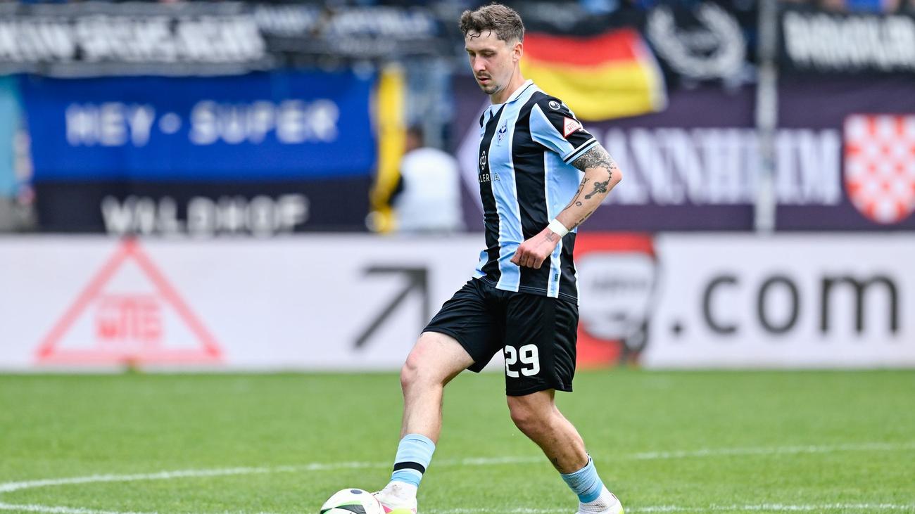 3. Liga: Waldhof gewinnt letztes Saison-Heimspiel mit viel Glück
