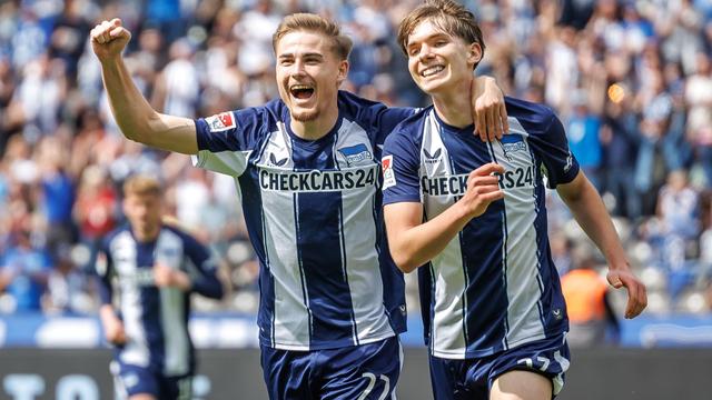 Bei Sieg gegen Fürth: Herthas Eichhorn jüngster Torschütze der Zweitliga-Historie