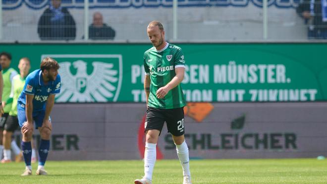 2. Bundesliga: Kapitän Jorrit Hendrix steigt mit Preußen Münster ab.