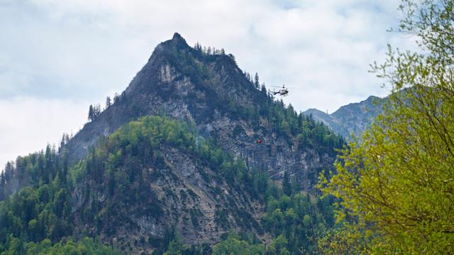 Brand im Bergwald: Feuerwehr sieht Fortschritte beim Waldbrand am Saurüsselkopf
