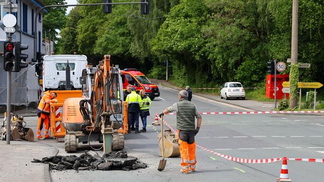 Wuppertal: Einsturzgefahr: Häuser evakuiert und Kreuzung gesperrt