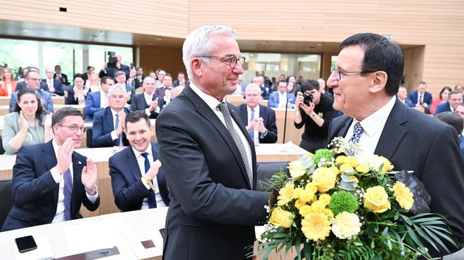 Erste Sitzung im Landtag: Thomas Strobl war zuvor zehn Jahre lang Innenminister in Baden-Württemberg.