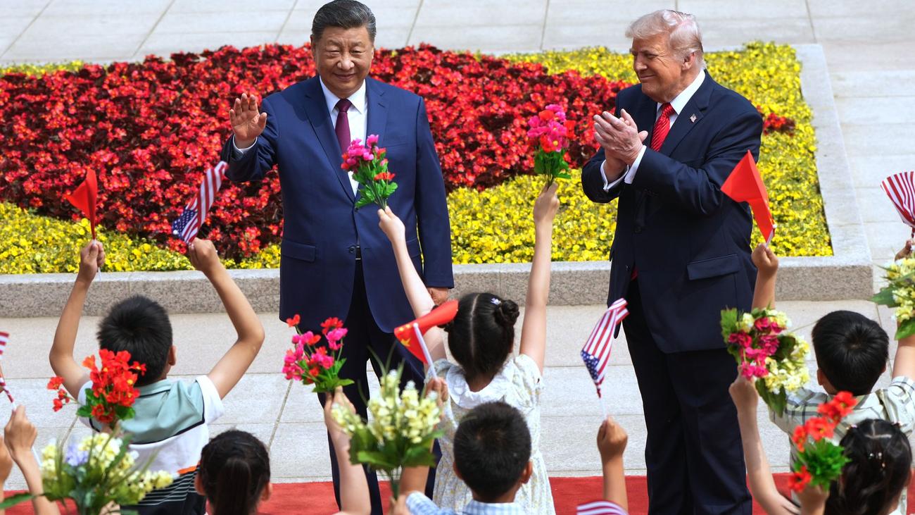 Diplomatie: Chinas Staatschef Xi empfängt US-Präsident Trump