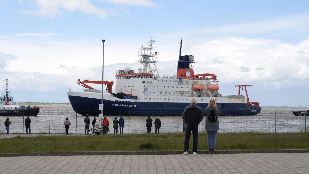 Forschungsschiff: «Polarstern» zurück in Bremerhaven