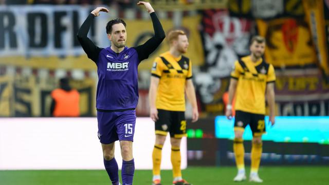3. Fußball-Liga: Aue verabschiedet sich mit einem Sieg aus Liga drei