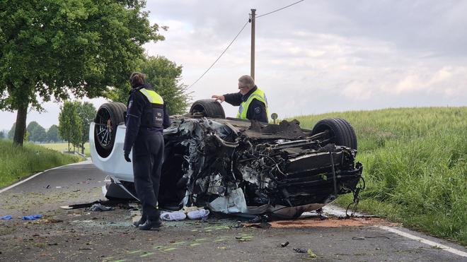 Unfall: Ein zweiter Wagen war nicht beteiligt.