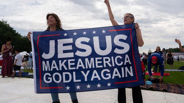 Religion und Politik: Gebete, «Patriotismus»: Tausende bei Event in Washington