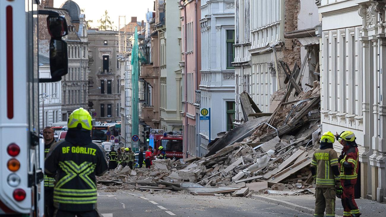 Hauseinsturz in Görlitz: Gas als Gefahr: Dramatische Explosionen mit Toten