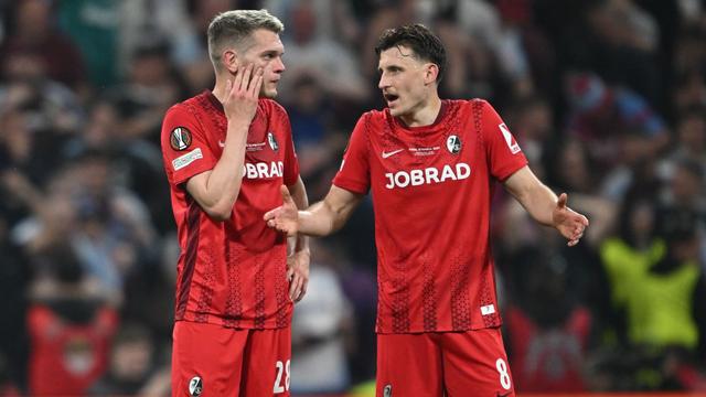 Bild: Europa League: Trauer und Schmerz bei Schuster: Freiburgs Titeltraum platzt