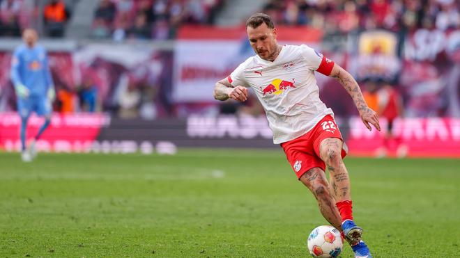 Fußball-Bundesliga: David Raum geht bei RB Leipzig in sein letztes Vertragsjahr. (Archivbild)