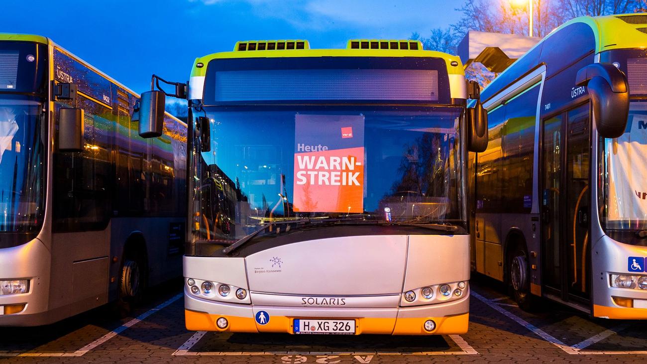 Tarifstreik: Streik in Hannover angelaufen: Busse und Bahn stehen still