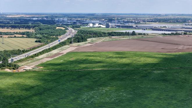 High-Tech-Park: Auf den Flächen nahe der Landeshauptstadt Magdeburg soll ein riesiger Technologiepark entstehen. (Archivbild)
