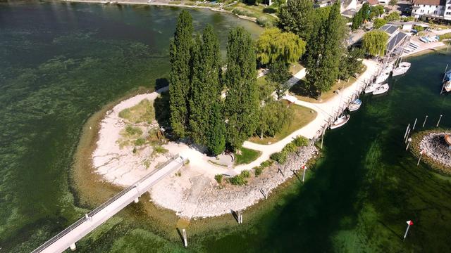 Niedrigwasser am Bodensee: Wasser im Bodensee so niedrig wie seit Jahren nicht mehr