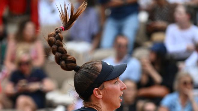 Fotografie: French Open - Tamara Korpatsch gegen Switolina in Aktion