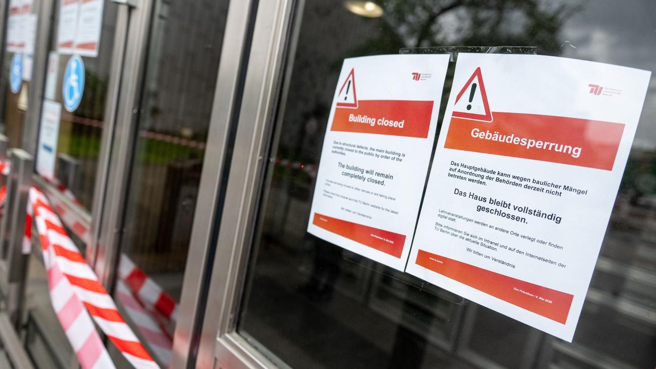Seit dem 9. Mai geschlossen: Baustadtrat räumt Fehler bei Brandschutzkontrollen an TU ein
