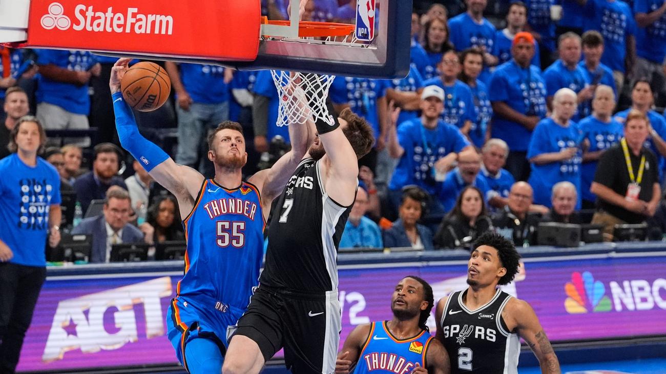 Basketball: Kein NBA-Finale für Hartenstein: Thunder scheitern an Spurs