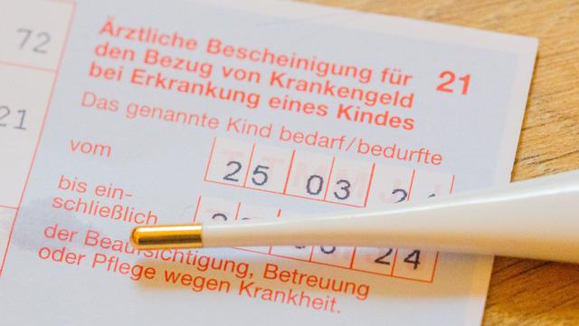 Gesundheit: AOK: Drei von vier Kinderkrankentagen entfallen auf Frauen