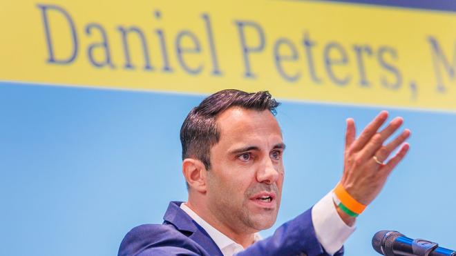 CDU im Wahlkampfmodus: Trotz schlechter Umfragewerte für die CDU in Mecklenburg-Vorpommern hält ihr Vorsitzender Peters einen Erfolg bei der Landtagswahl im September noch für möglich.