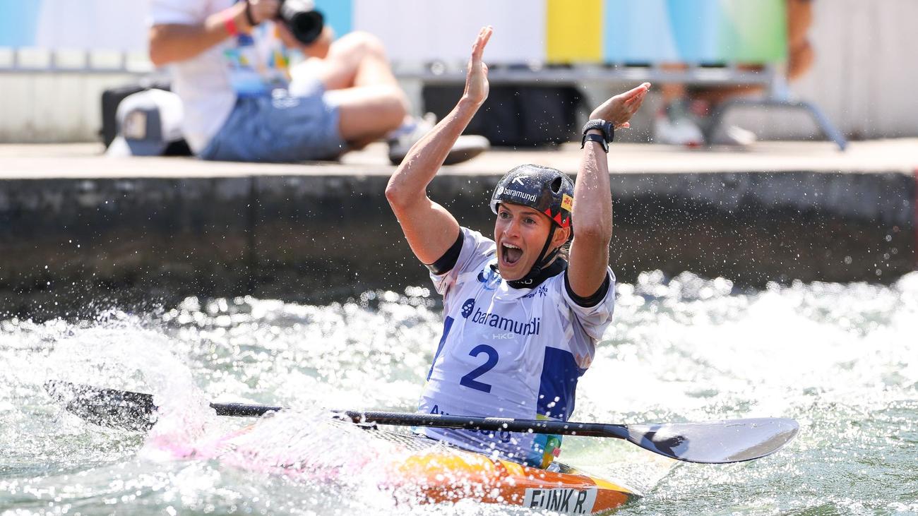 Kanuslalom-Weltcup: Slalomkanutin Ricarda Funk gewinnt Heim-Weltcup in Augsburg