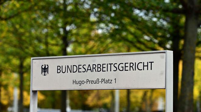 Justiz: Das Bundesarbeitsgericht in Erfurt ist das höchste deutsche Arbeitsgericht. (Symbolbild)