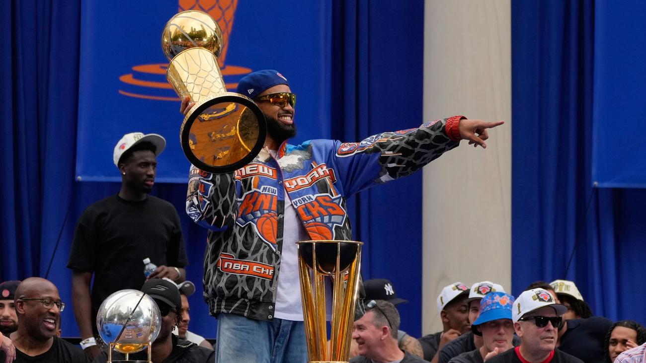 Basketball: NBA-Meister Knicks in New York mit Konfetti-Parade gefeiert