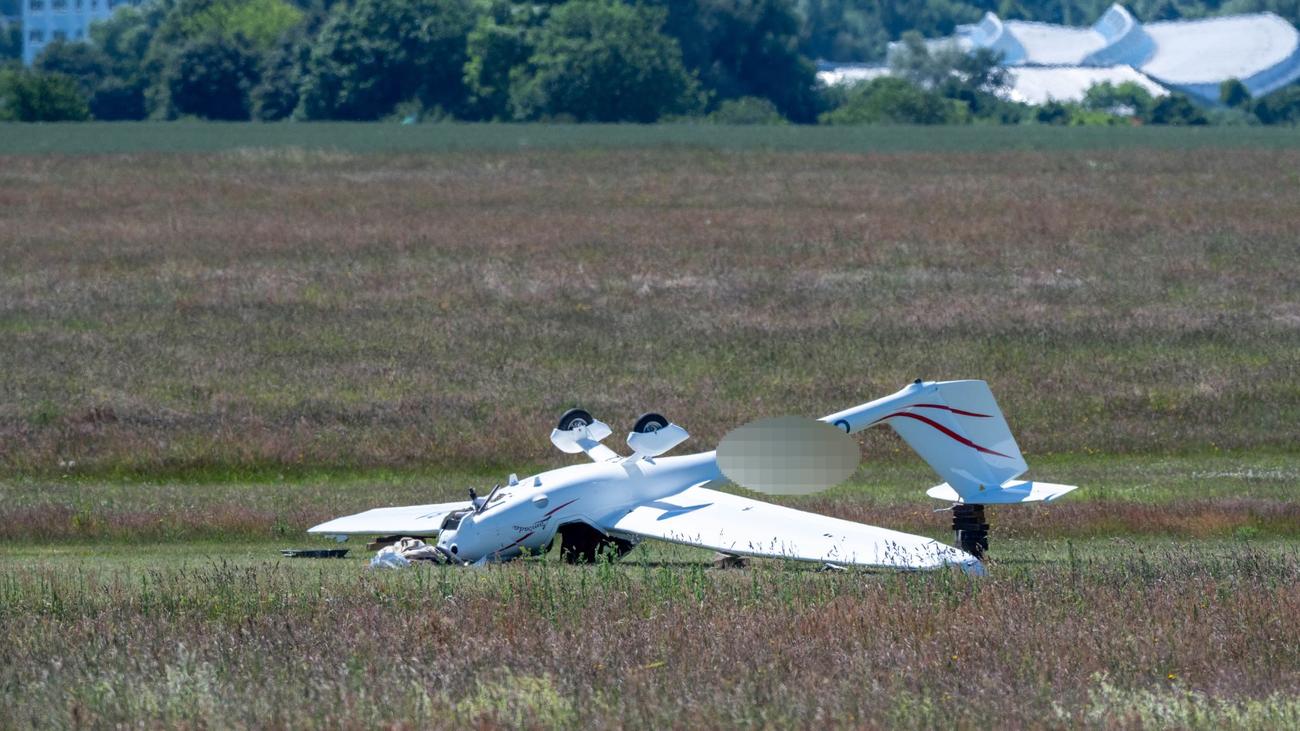 Flugplatz: Unfall mit Segelflugzeug am Flugplatz Stralsund