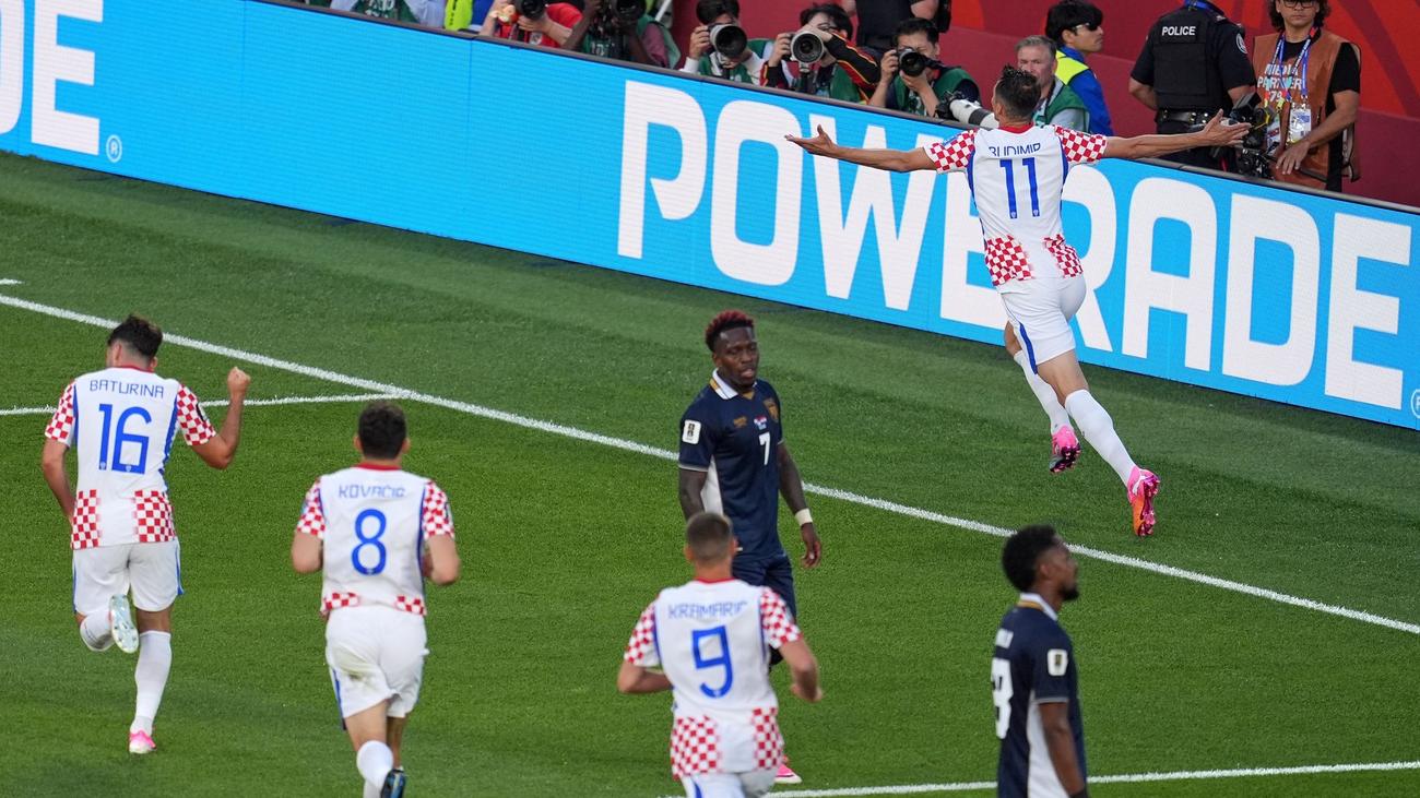 Fußball-WM: Sieg zum Jubiläum: Modric jubelt mit Kroatien