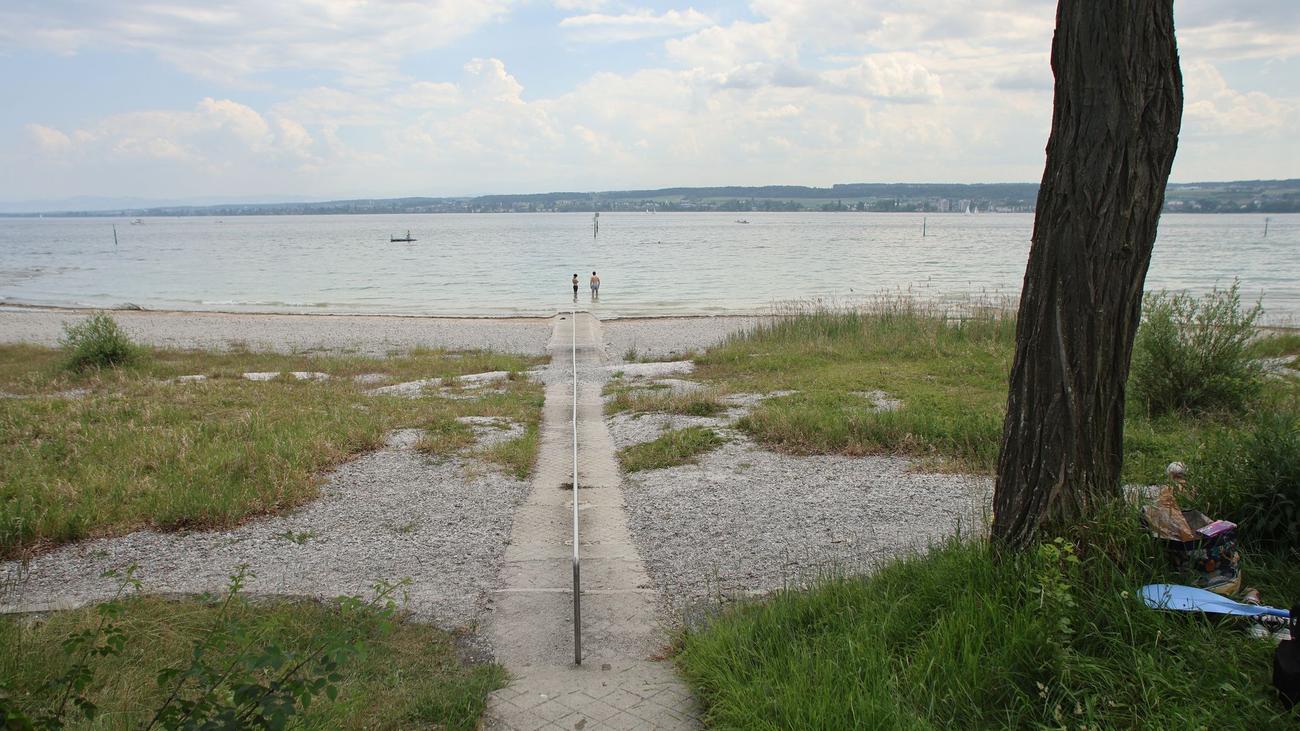 Niedrigwasser am größten See: Wasser im Bodensee niedriger als je zuvor an diesem Tag