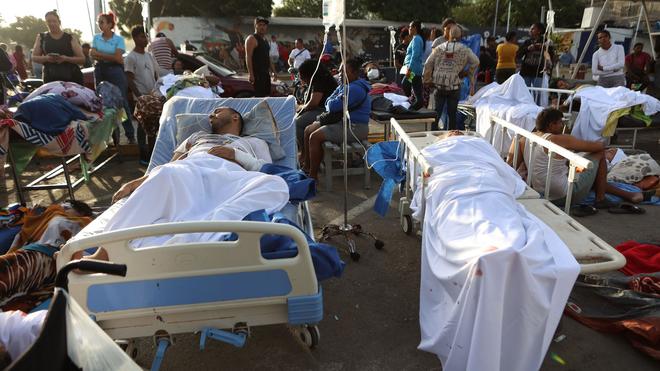 Fotografie: Nach dem schweren Erdbeben in Venezuela