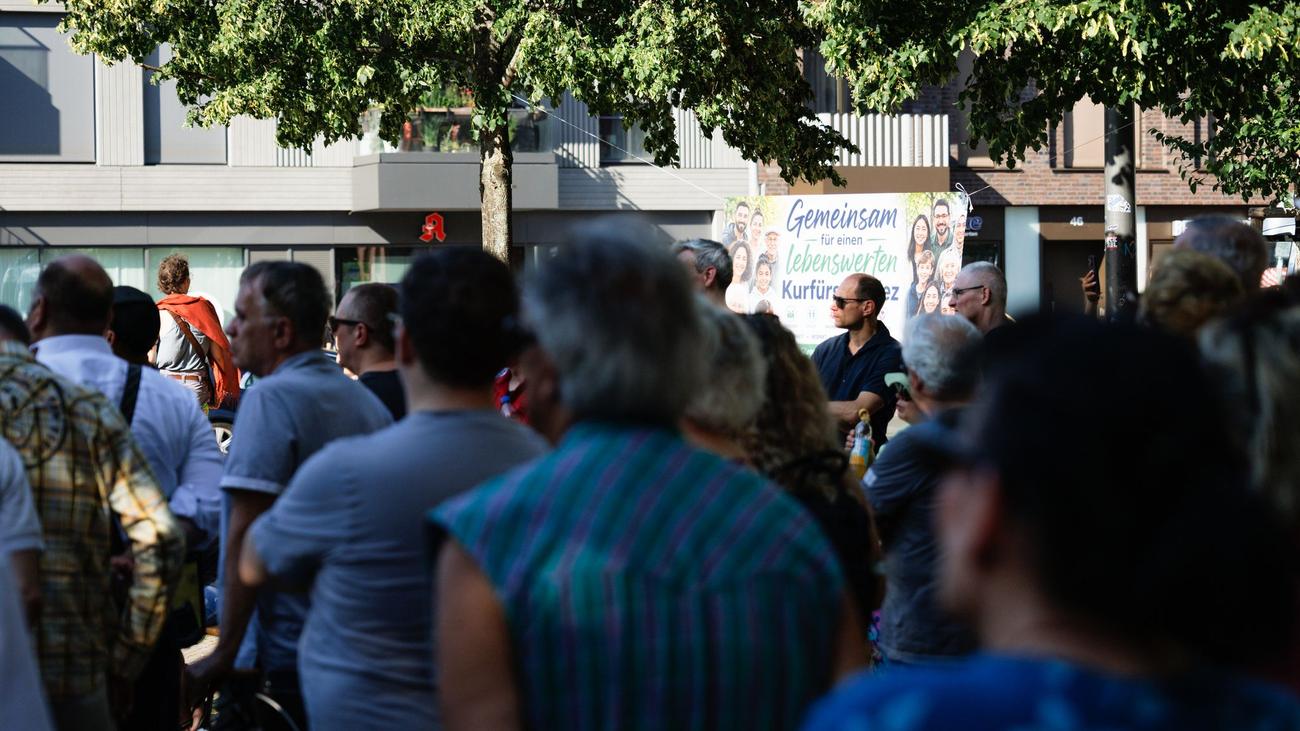 Protest: Demo im Kurfürstenkiez gegen Drogen und für mehr Sicherheit