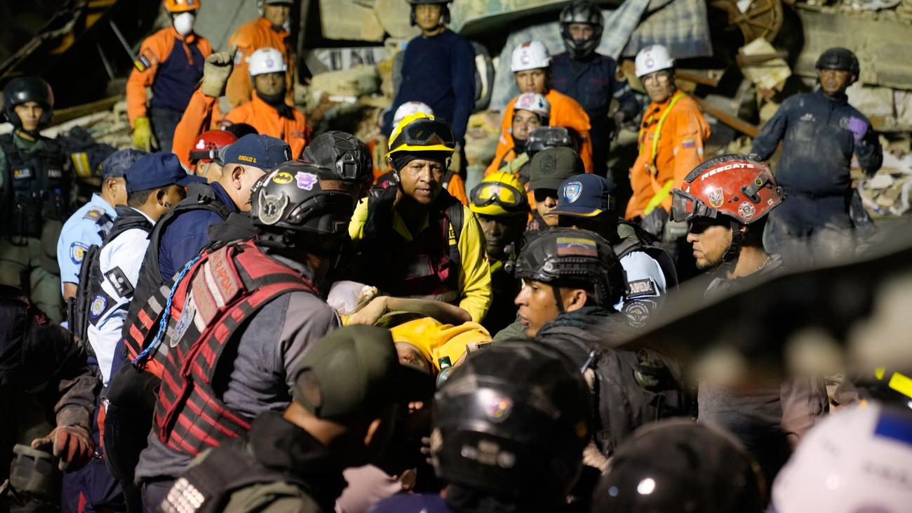 Notfälle: Erdbeben in Venezuela: Kleinkinder lebend gerettet