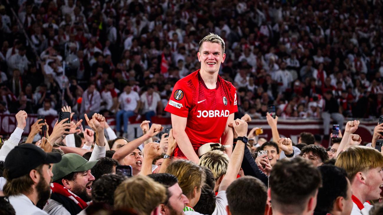 Europa League: Nach Platzsturm: SC Freiburg droht Zuschauerausschluss