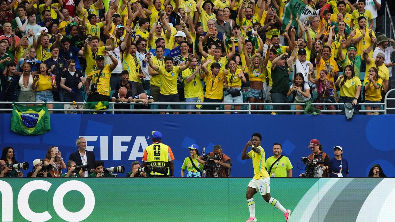Fußball-WM: Vinícius trifft, Neymar weint: Brasilien dreht weiter auf