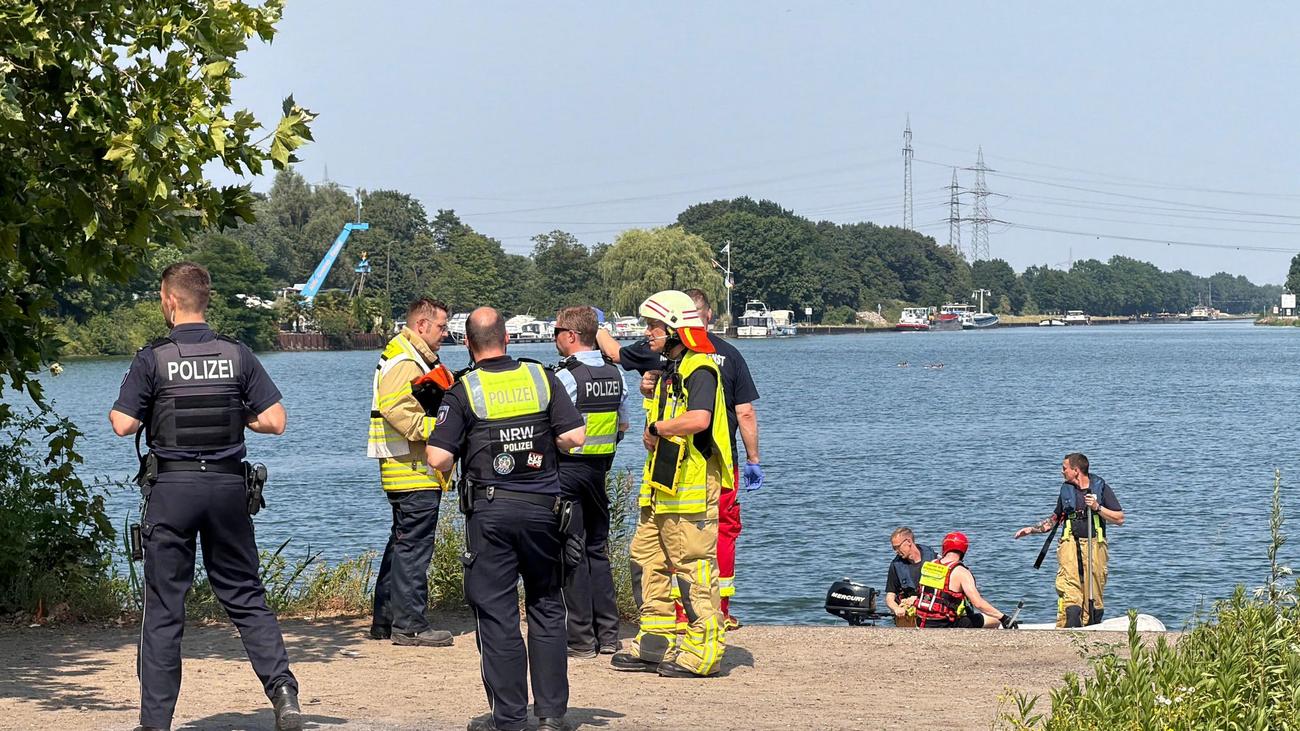 Feuerwehr im Einsatz: Kind am Rhein-Herne-Kanal untergegangen - Suche läuft