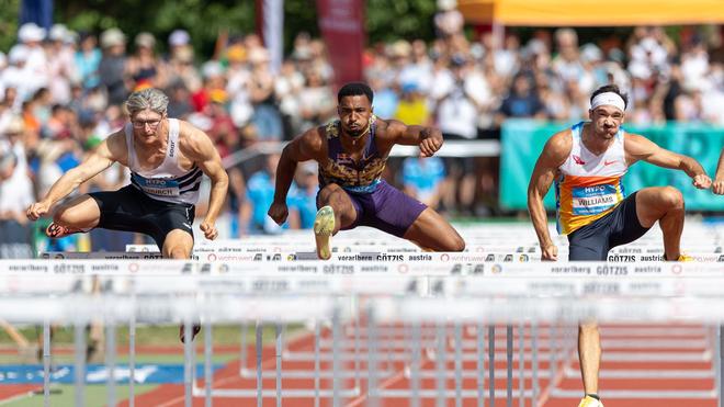 Leichtathletik: Für Weltmeister Leo Neugebauer (M) ist es die Premiere beim Mehrkampf-Meeting in Ratingen. (Archivbild)
