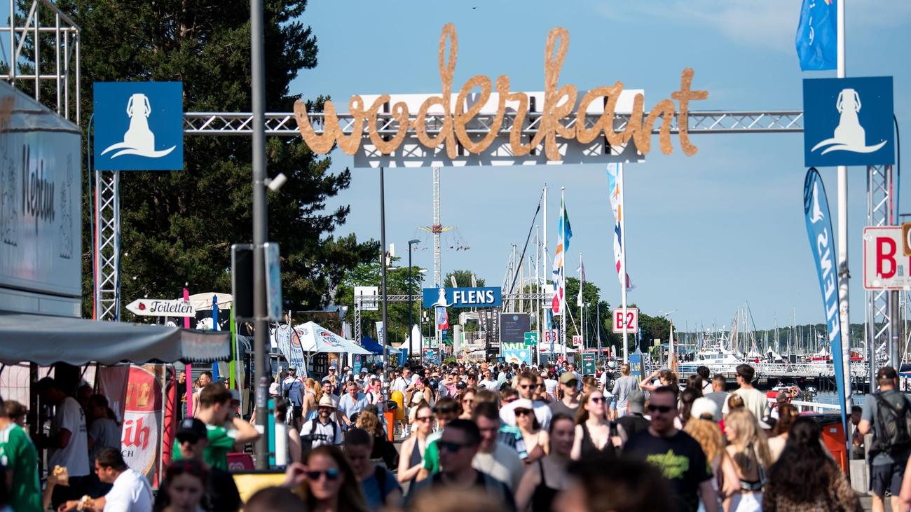 Regattawoche und Volksfest: Drei Millionen feiern Kieler Woche bei Sommerhitze