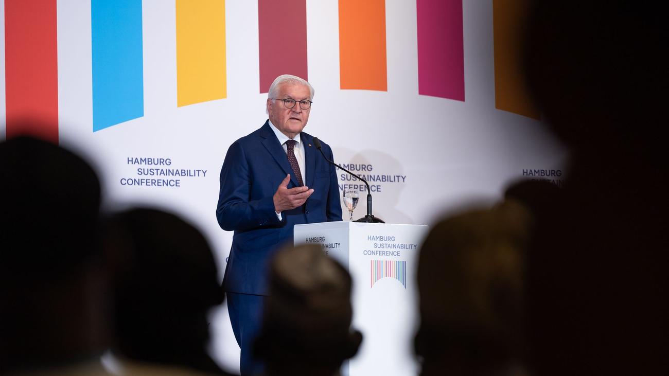 Nachhaltigkeitskonferenz: Steinmeier: Zeitgeist der Brutalität weht durch die Politik