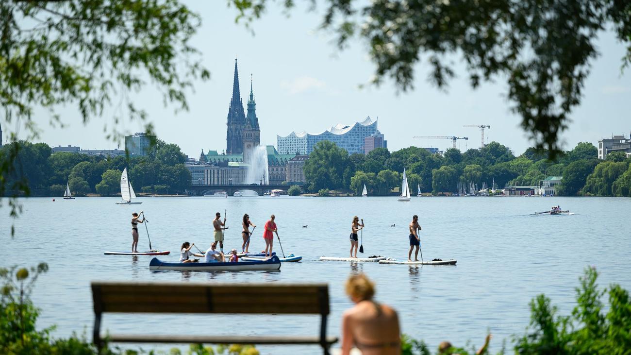 Wetter im Juni: Ungewöhnlich viele heiße Tage im Juni in Hamburg