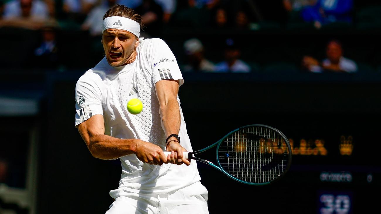 Tennis: Zverev zieht nach Satzverlust in zweite Wimbledon-Runde ein