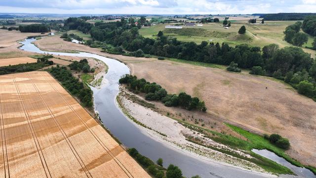 Hitze und Trockenheit: Donau im Südwesten auf Jahrzehnt-Tief