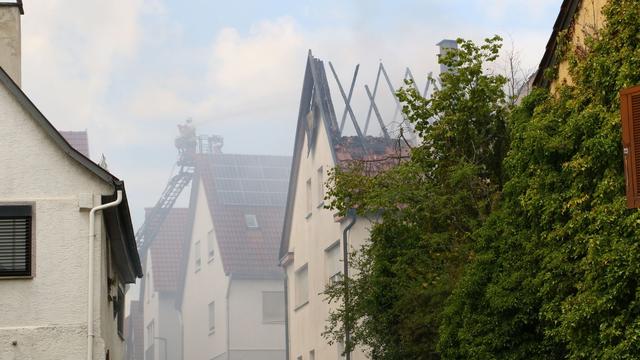 Feuerwehreinsatz in Ingersheim: Haus in Ingersheim nach Brand womöglich einsturzgefährdet