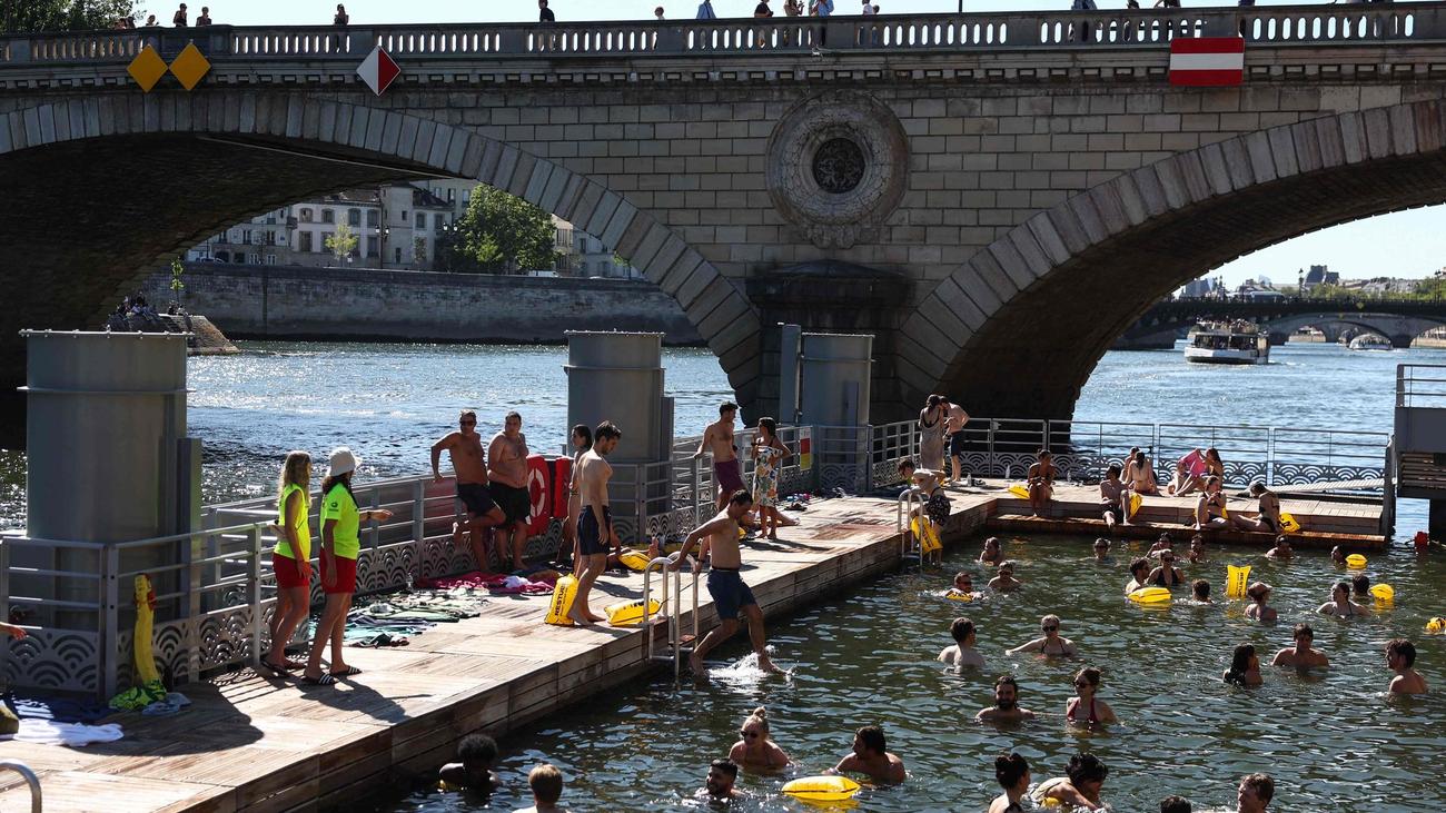 Rechtzeitig vor Hitzewelle: Schwimmen in der Seine – Paris öffnet drei Flussbäder wieder