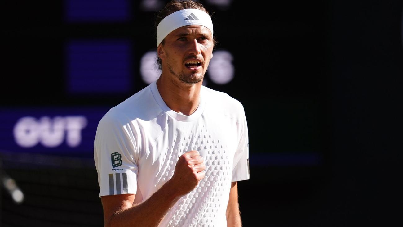 Tennis in Wimbledon: Zverev erreicht mit Pflichtsieg Wimbledon-Achtelfinale