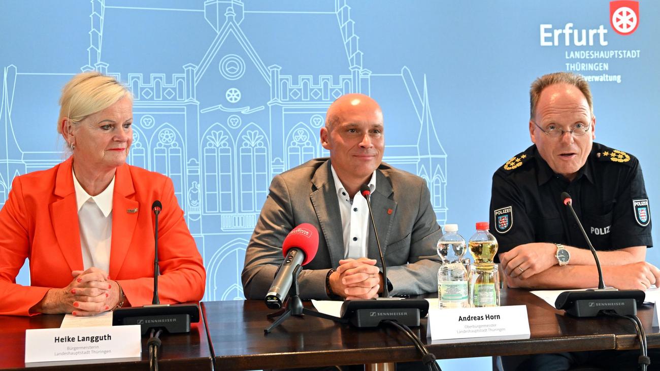 Polizeieinsatz Erfurt: Polizeipräsident: Einsatzkonzept ist aufgegangen