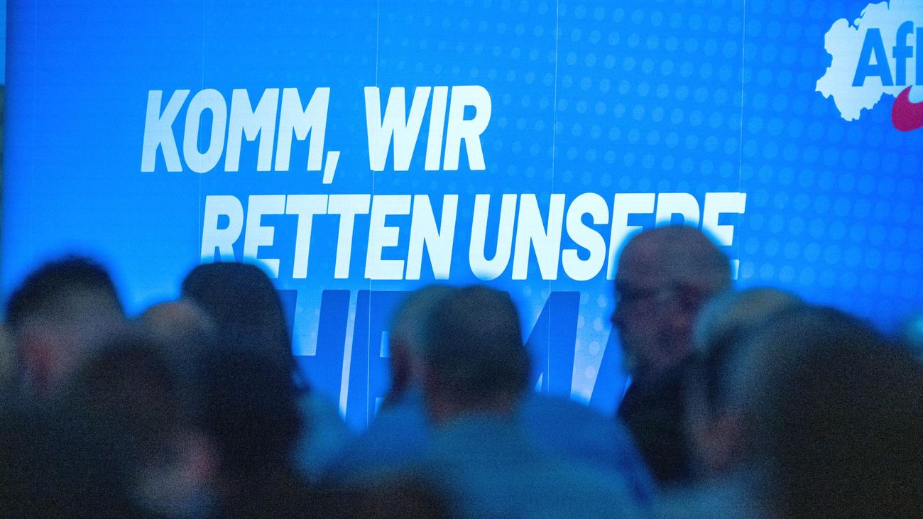 Landtagswahl: AfD verschiebt Vorstellung der Wahlplakate wegen Regen