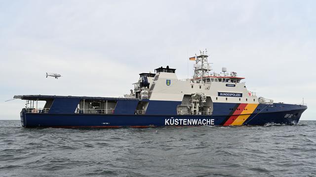 Coast guard drone films illegal trash dumping on tanker in North Sea