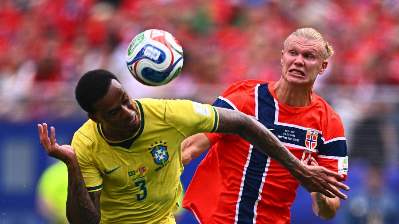 Fußball-WM: Norwegen weiter furios: Haaland wirft Brasilien raus