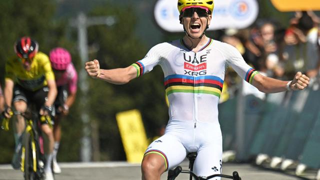 Radsport: Pogacar siegt in den Pyrenäen und holt Gelbes Trikot